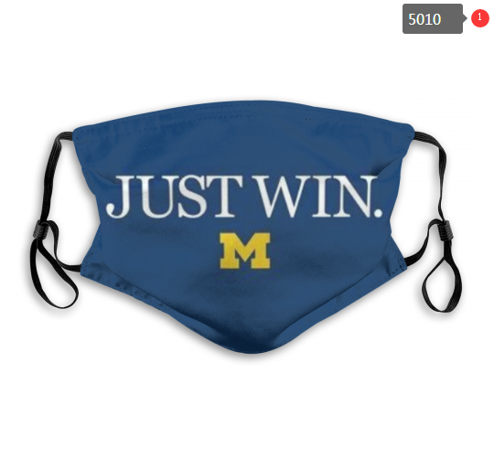 NCAA Michigan Wolverines #5 Dust mask with filter